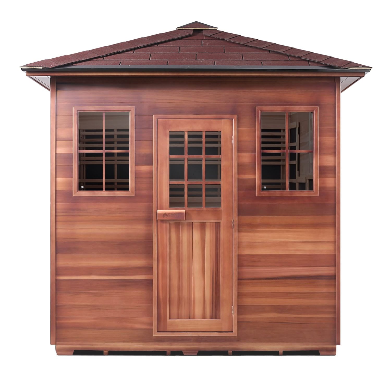Enlighten Saunas Infrared Sauna Peak Roof Enlighten Sauna Sierra 8 - Full Spectrum Infrared Sauna
