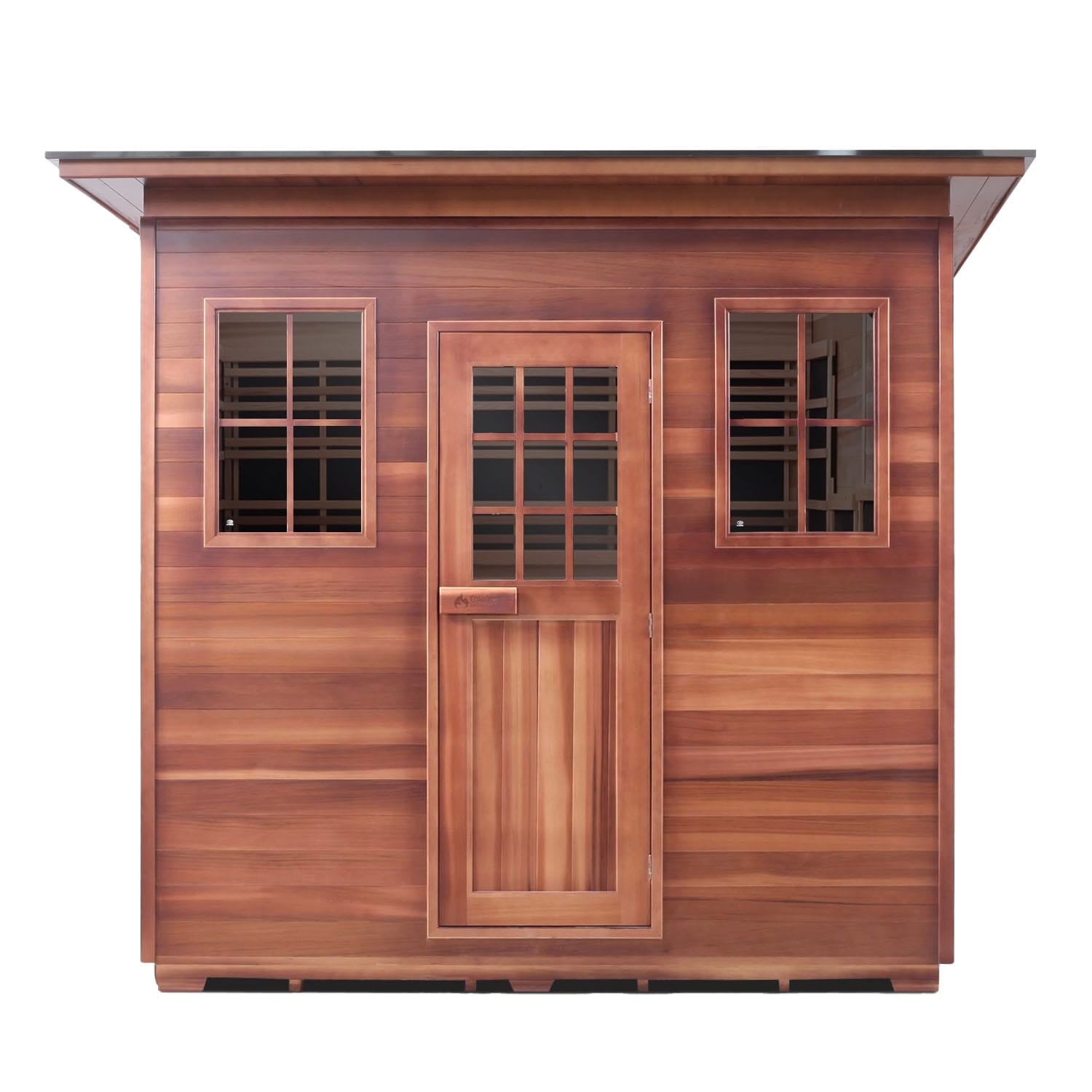 Enlighten Saunas Infrared Sauna Slope Roof Enlighten Sauna Sierra 8 - Full Spectrum Infrared Sauna