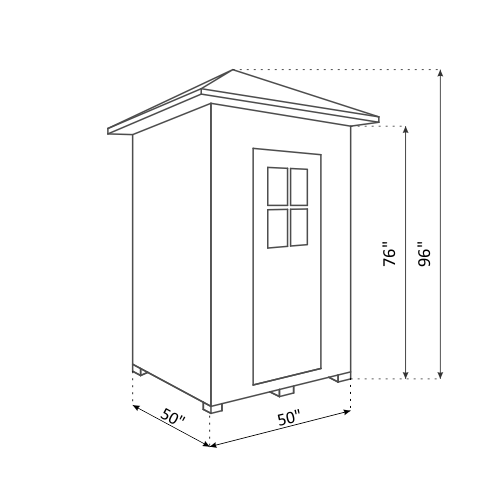 Enlighten Saunas Home Saunas Enlighten Saunas MoonLight 2 - Dry Traditional Sauna (1 Person)