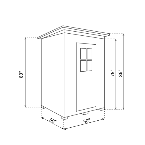 Enlighten Saunas Home Saunas Enlighten Saunas MoonLight 2 - Dry Traditional Sauna (1 Person)
