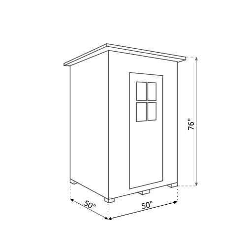 Enlighten Saunas Home Saunas Enlighten Saunas MoonLight 2 - Dry Traditional Sauna (1 Person)