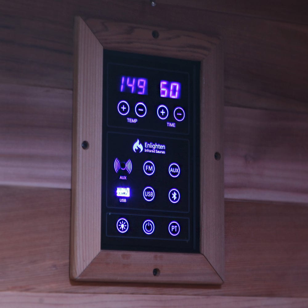 Enlighten Saunas Home Saunas Enlighten Saunas MoonLight 2 - Dry Traditional Sauna (1 Person)