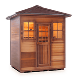 Enlighten Saunas Home Saunas Enlighten Saunas MoonLight 4 - Dry Traditional Sauna (3 Person)