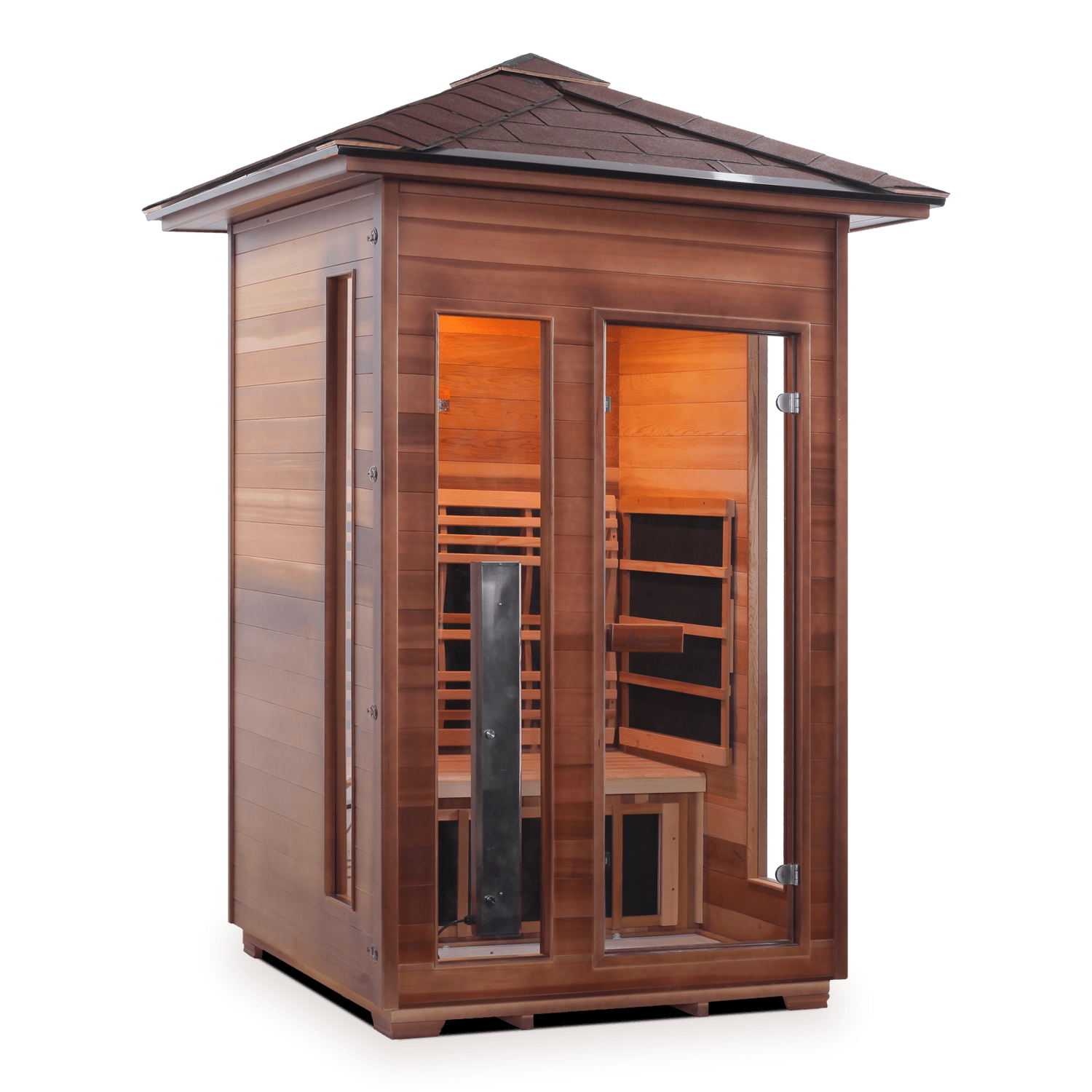 Enlighten Saunas Home Saunas Enlighten Saunas Rustic 2 - Full Spectrum Infrared Sauna (2 Person)