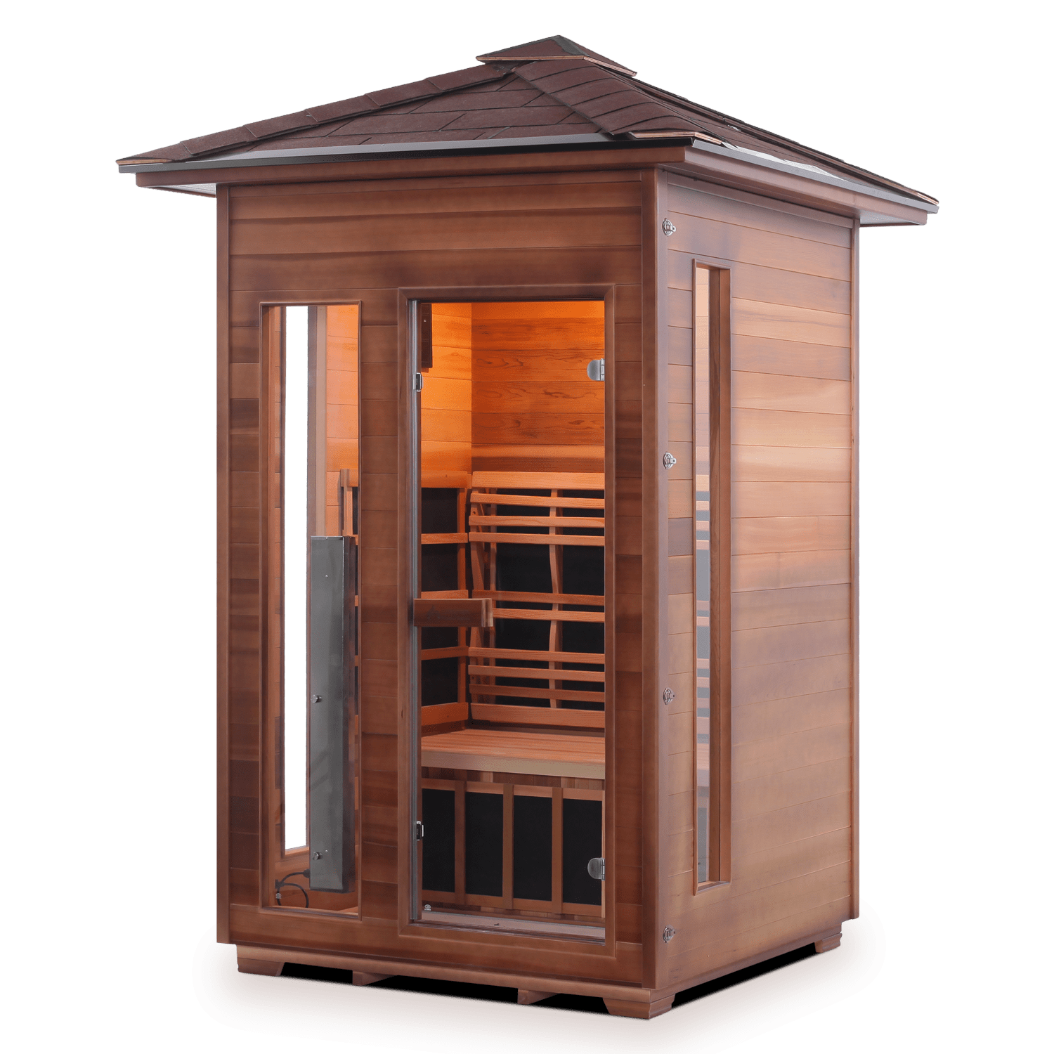 Enlighten Saunas Home Saunas Enlighten Saunas Rustic 2 - Full Spectrum Infrared Sauna (2 Person)