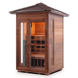 Enlighten Saunas Home Saunas Enlighten Saunas Rustic 2 - Full Spectrum Infrared Sauna (2 Person)