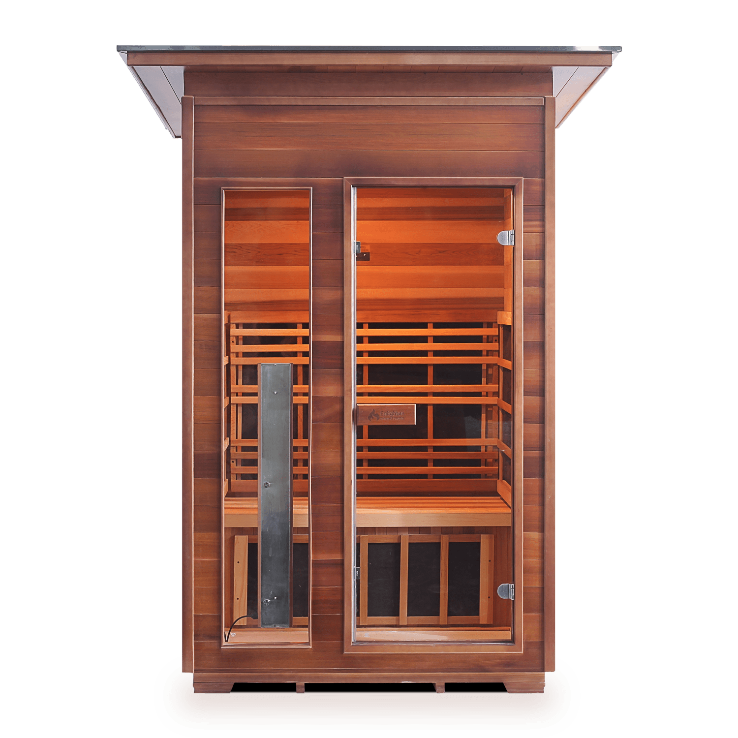 Enlighten Saunas Home Saunas Enlighten Saunas Rustic 2 - Full Spectrum Infrared Sauna (2 Person)