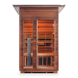 Enlighten Saunas Home Saunas Enlighten Saunas Rustic 2 - Full Spectrum Infrared Sauna (2 Person)