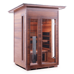 Enlighten Saunas Home Saunas Enlighten Saunas Rustic 2 - Full Spectrum Infrared Sauna (2 Person)