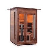 Enlighten Saunas Home Saunas Enlighten Saunas Rustic 2 - Full Spectrum Infrared Sauna (2 Person)