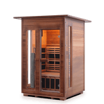 Enlighten Saunas Home Saunas Indoor Enlighten Saunas Rustic 2 - Full Spectrum Infrared Sauna (2 Person)