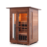 Enlighten Saunas Home Saunas Indoor Enlighten Saunas Rustic 2 - Full Spectrum Infrared Sauna (2 Person)
