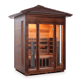 Enlighten Saunas Home Saunas Enlighten Saunas Rustic 3 - Full Spectrum Infrared Sauna (3 Person)