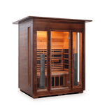 Enlighten Saunas Home Saunas Enlighten Saunas Rustic 3 - Full Spectrum Infrared Sauna (3 Person)