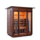 Enlighten Saunas Home Saunas Enlighten Saunas Rustic 3 - Full Spectrum Infrared Sauna (3 Person)