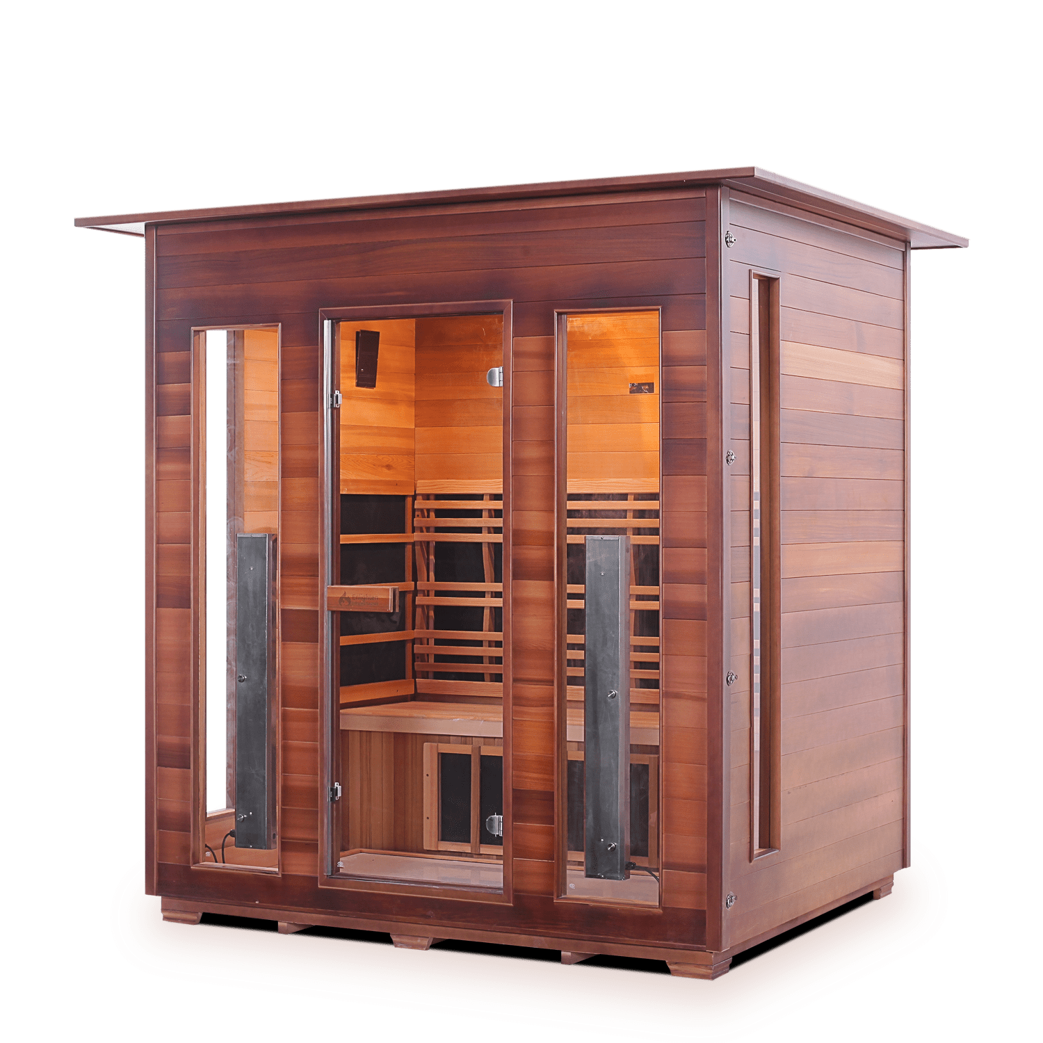 Enlighten Saunas Home Saunas Indoor Enlighten Saunas Rustic 4 - Full Spectrum Infrared Sauna (4 Person)