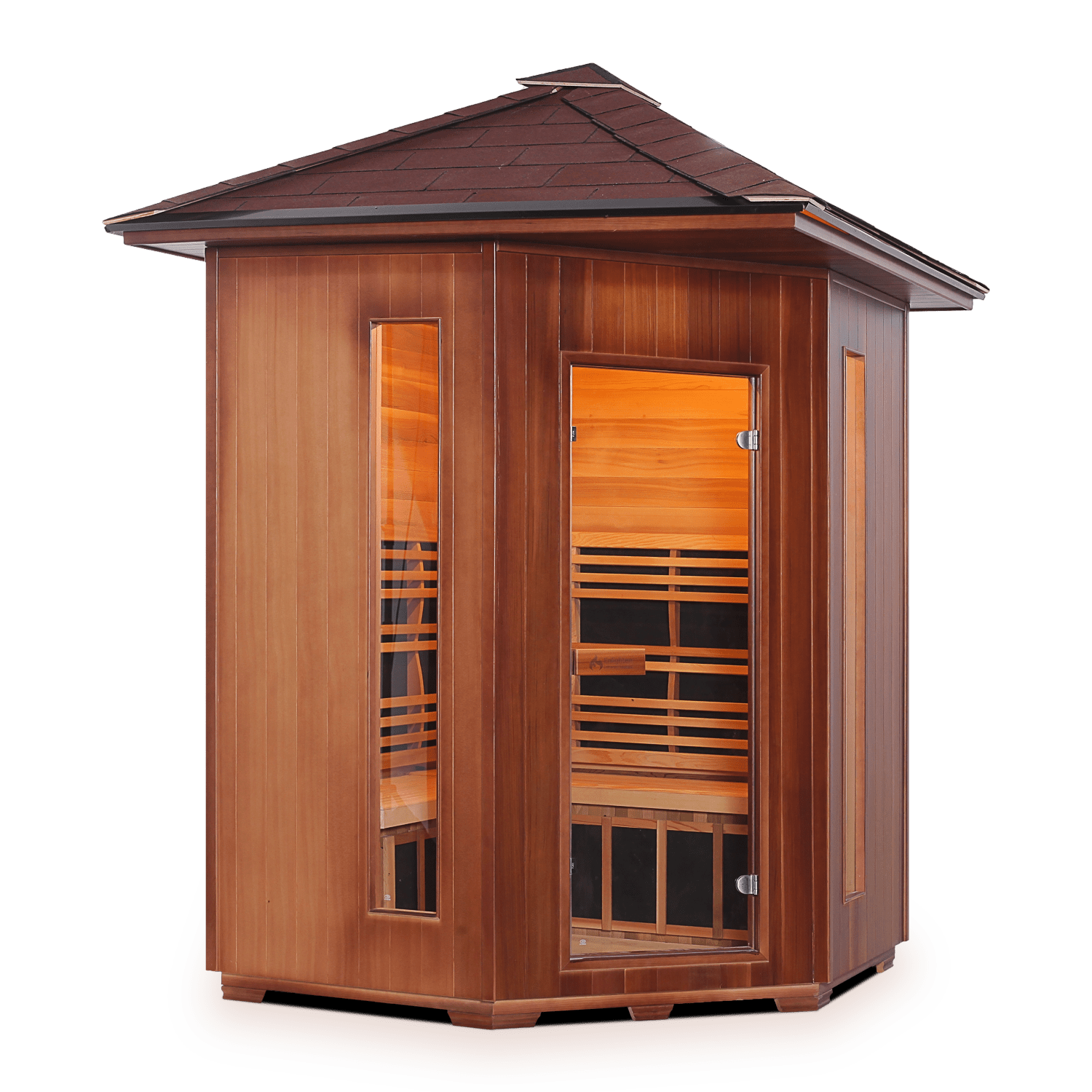 Enlighten Saunas Home Saunas Enlighten Saunas Rustic 4C - Full Spectrum Infrared Sauna (4 Person)