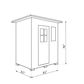 Enlighten Saunas Home Saunas Enlighten Saunas Sierra 3 - Full Spectrum Infrared Sauna (3 Person)