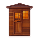 Enlighten Saunas Home Saunas Peak Roof Enlighten Saunas Sierra 3 - Full Spectrum Infrared Sauna (3 Person)