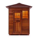 Enlighten Saunas Home Saunas Peak Roof Enlighten Saunas Sierra 3 - Full Spectrum Infrared Sauna (3 Person)