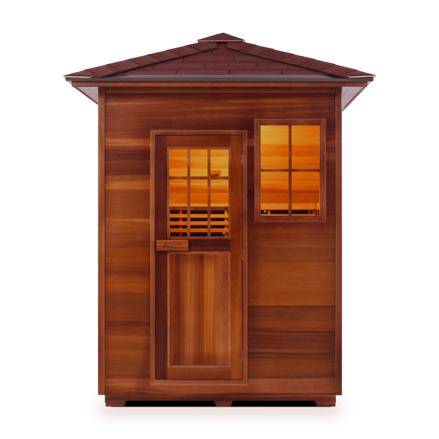 Enlighten Saunas Home Saunas Peak Roof Enlighten Saunas Sierra 3 - Full Spectrum Infrared Sauna (3 Person)