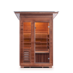 Enlighten Saunas Home Saunas Sloped Roof Enlighten Saunas SunRise 2 - Dry Traditional Sauna (1 Person)