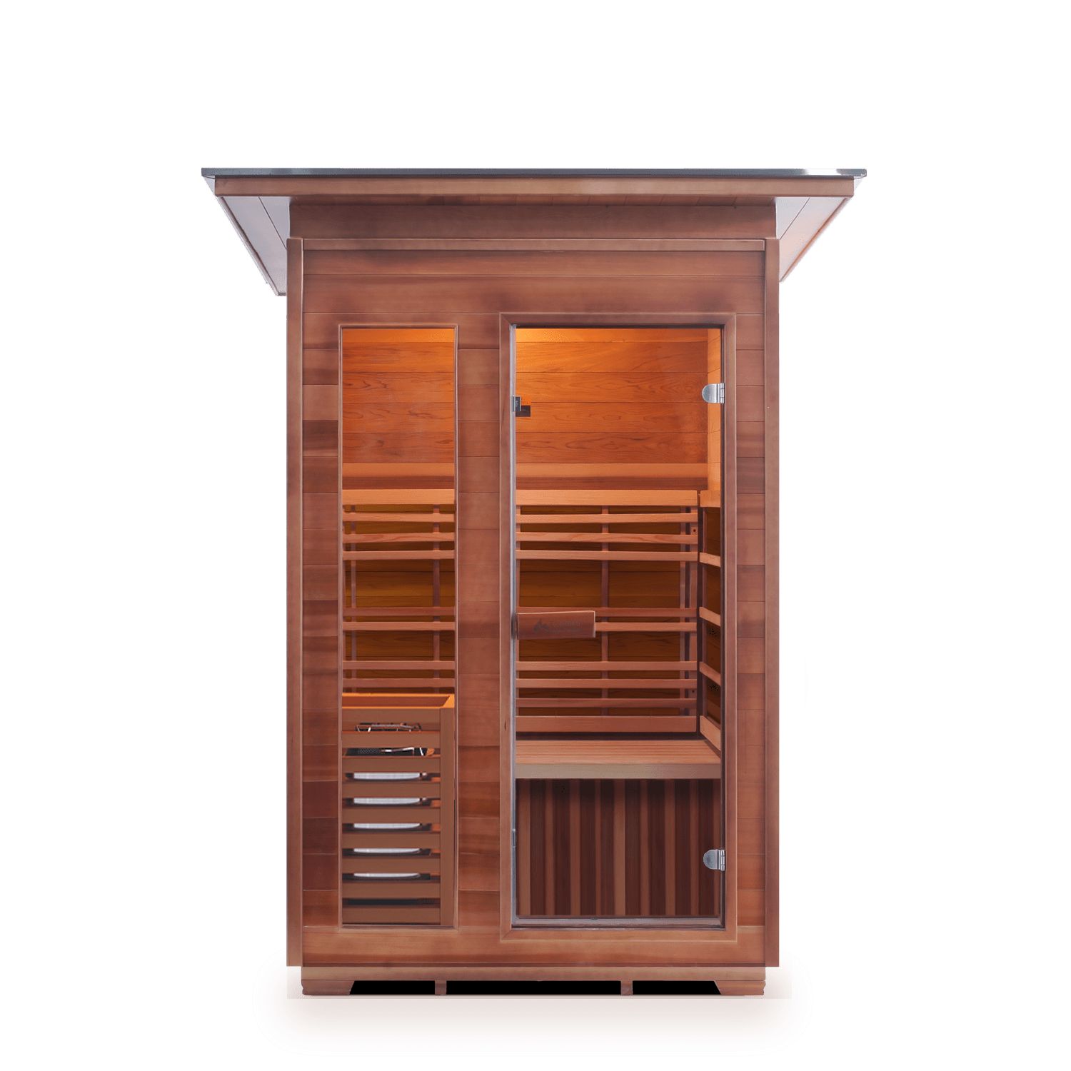 Enlighten Saunas Home Saunas Sloped Roof Enlighten Saunas SunRise 2 - Dry Traditional Sauna (1 Person)