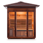 Enlighten Saunas Home Saunas Peak Roof Enlighten Saunas SunRise 3 - Dry Traditional Sauna (2 Person)