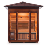 Enlighten Saunas Home Saunas Peak Roof Enlighten Saunas SunRise 3 - Dry Traditional Sauna (2 Person)
