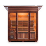 Enlighten Saunas Home Saunas Sloped Roof Enlighten Saunas SunRise 3 - Dry Traditional Sauna (2 Person)