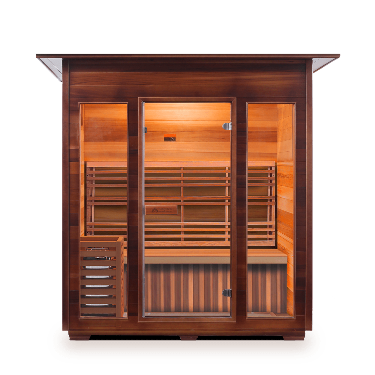 Enlighten Saunas Home Saunas Indoor Enlighten Saunas SunRise 4 - Dry Traditional Sauna (3 Person)