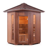 Enlighten Saunas Home Saunas Peak Roof Enlighten Saunas SunRise 4C - Dry Traditional Sauna (3 Person)