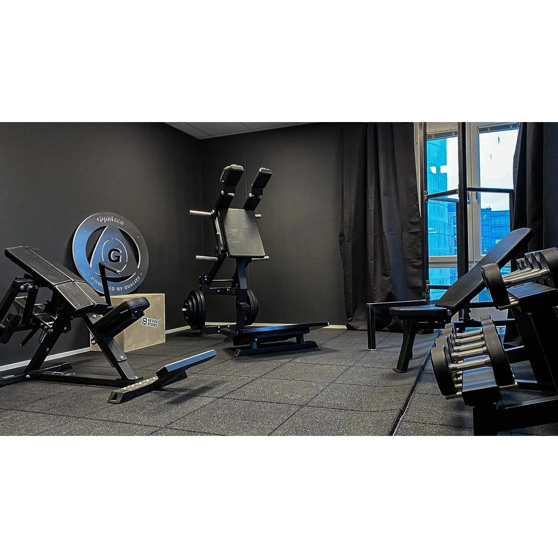 Gymleco Strength Machine 044 V Squat Plate Loaded