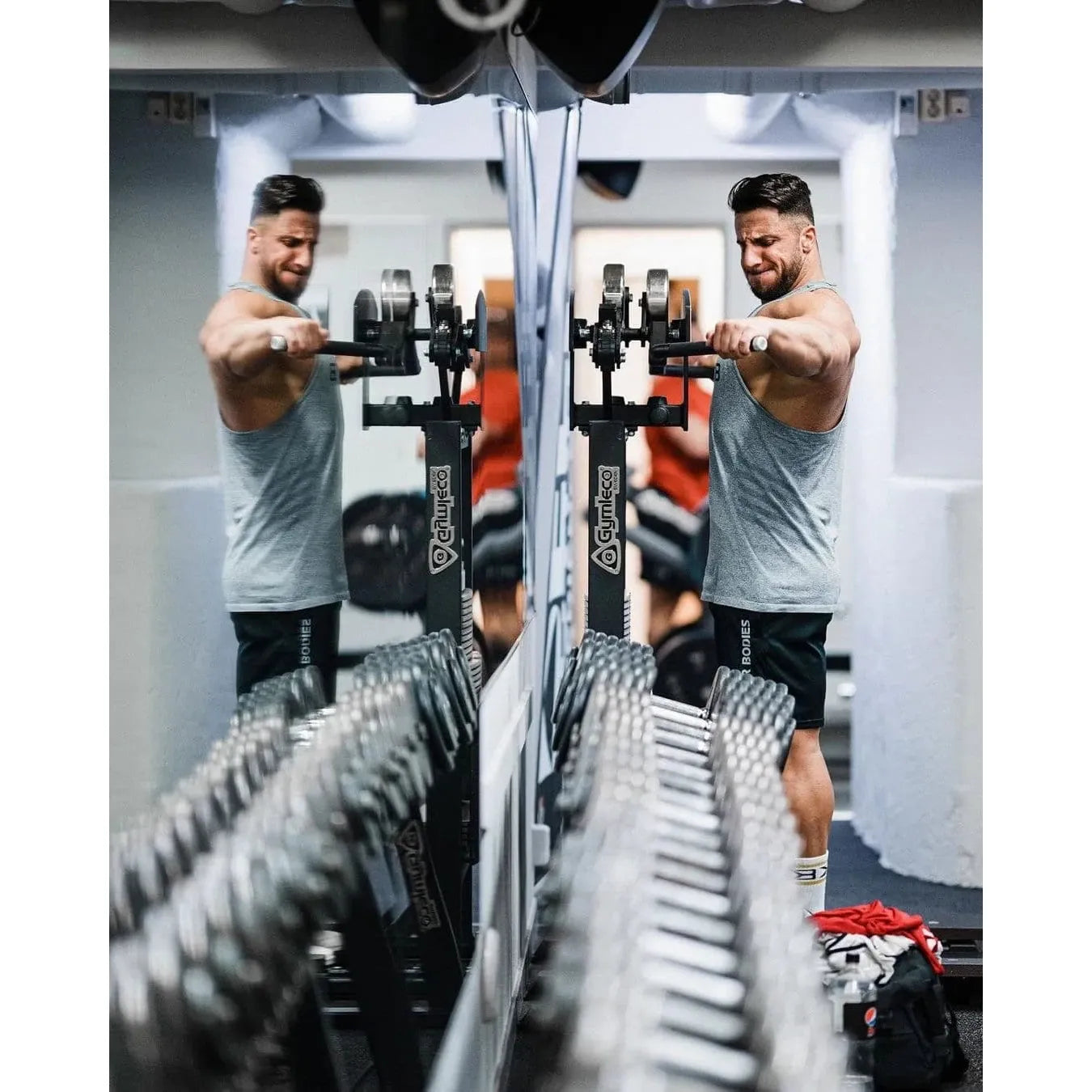 Gymleco Shoulder Strength Machine 334 Standing Side Lateral