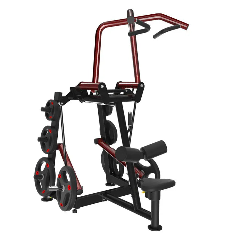 Iron Zone Gyms Muscle D Fitness Power Leverage V2 Rotary Lat Pulldown
