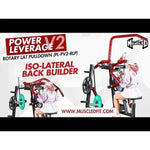 Iron Zone Gyms Muscle D Fitness Power Leverage V2 Rotary Lat Pulldown