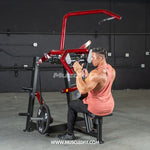 Iron Zone Gyms Muscle D Fitness Power Leverage V2 Rotary Lat Pulldown