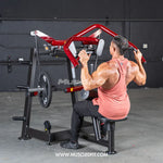 Iron Zone Gyms Muscle D Fitness Power Leverage V2 Rotary Lat Pulldown