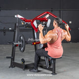 Iron Zone Gyms Muscle D Fitness Power Leverage V2 Rotary Lat Pulldown