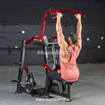 Iron Zone Gyms Muscle D Fitness Power Leverage V2 Rotary Lat Pulldown