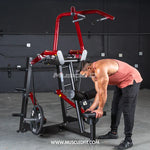 Iron Zone Gyms Muscle D Fitness Power Leverage V2 Rotary Lat Pulldown