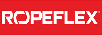 ROPEFLEX logo on a red background