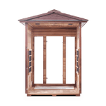 Iron Zone Gyms Outdoor Infrared Sauna Rustic 3 Slope/Peak