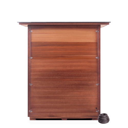 Iron Zone Gyms Outdoor Infrared Sauna Rustic 3 Slope/Peak