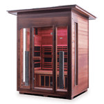 Iron Zone Gyms Outdoor Infrared Sauna Rustic 3 Slope/Peak