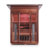 Iron Zone Gyms Outdoor Infrared Sauna Rustic 3 Slope/Peak