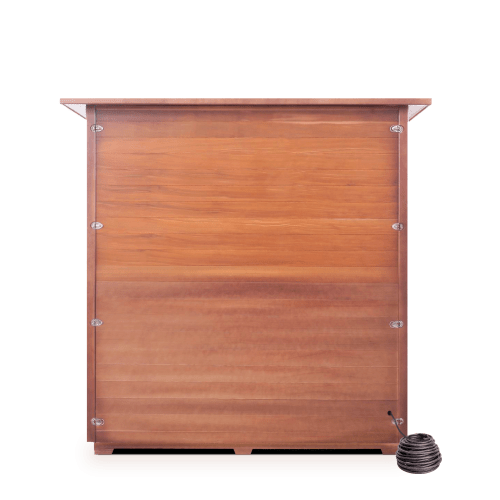 Iron Zone Gyms Outdoor Infrared Sauna Rustic 4 Slope/Peak