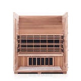 Iron Zone Gyms Outdoor Infrared Sauna Rustic 4 Slope/Peak
