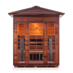Iron Zone Gyms Outdoor Infrared Sauna Rustic 4 Slope/Peak