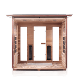 Iron Zone Gyms Outdoor Infrared Sauna Rustic 5 Slope/Peak